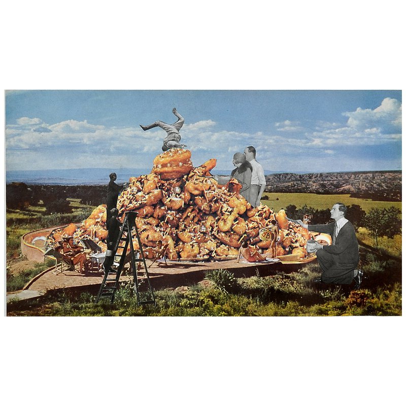 Vintage Surreal Collage – A4 kunsttryk (Arkivsamling) 10 stk