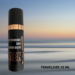 Travelsize MEN³ aftershave y bálsamo para barba 15 ml