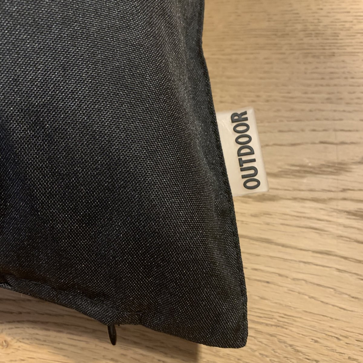 Cushion cover Capetown Black Outdoor