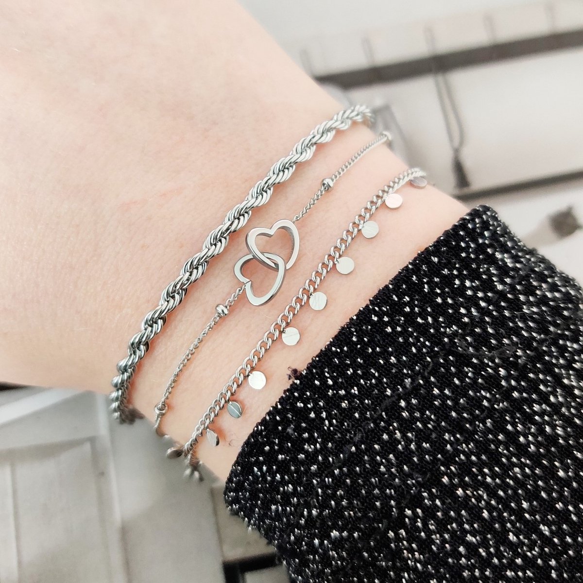 ARMBAND DELEN TWEE HARTEN