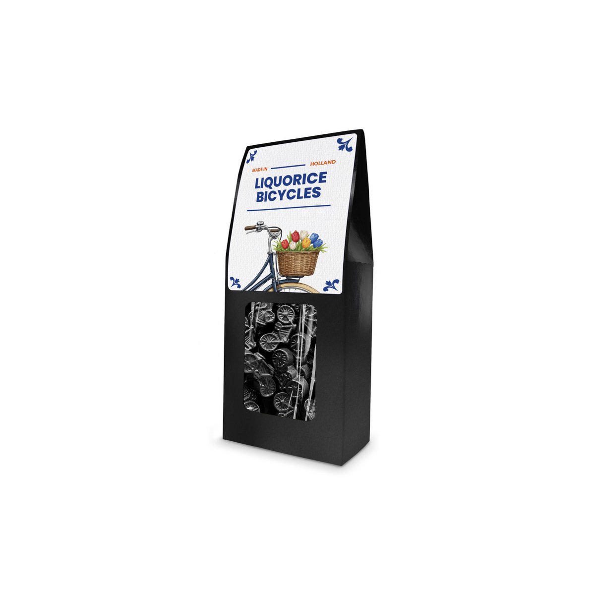 Schachtel Fahrrad-Lakritze (schwarz) 150gr
