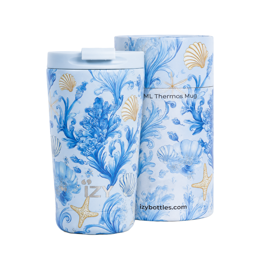 IZY Thermos Mugs - Blu Marina - 350ML To-Go Insulated Coffee mug