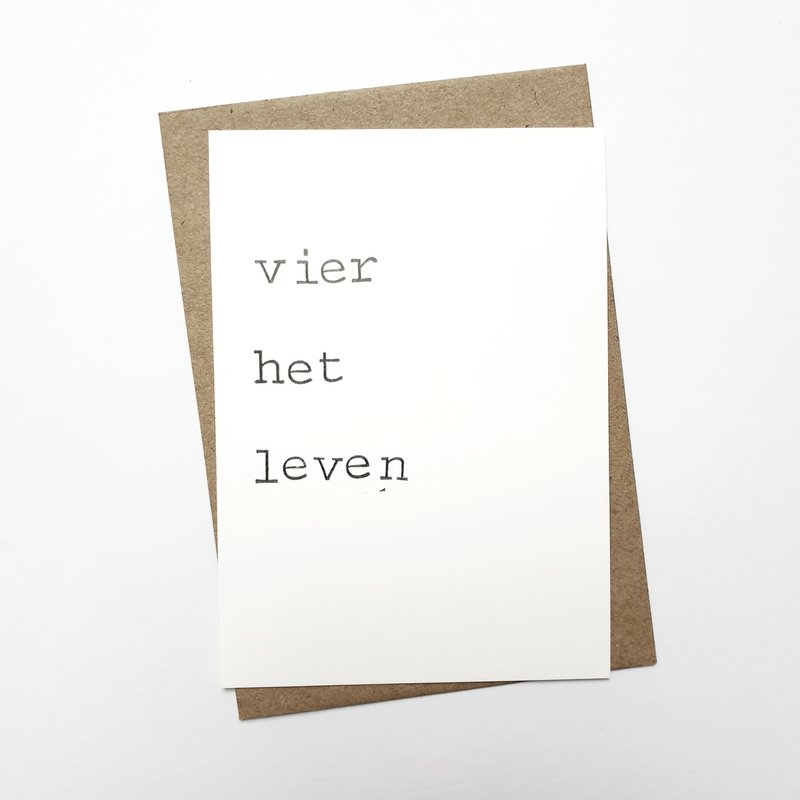 Feiern Sie das Leben!