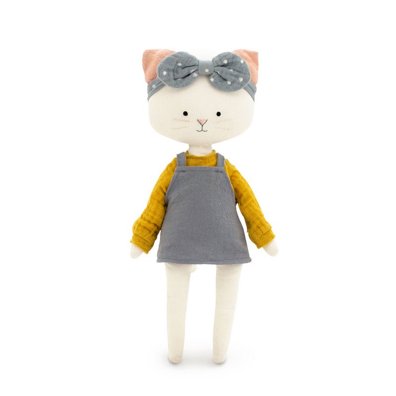 Cotton Plush Toy, Cotti Motti, Christy the Cat (30 cm)