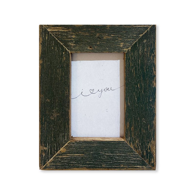 Violette - Composition of 3 reclaimed wood frames