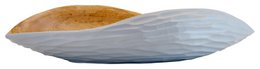 Wooden bowl - fruit bowl - salad bowl - model Palm Seed - gray - different sizes