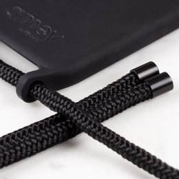 Funda para móvil con cordón - Todo negro