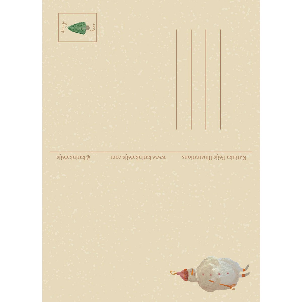 Postal Adornos Vintage (ecológica)