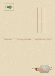 Cartolina con ornamenti vintage (ecologica)