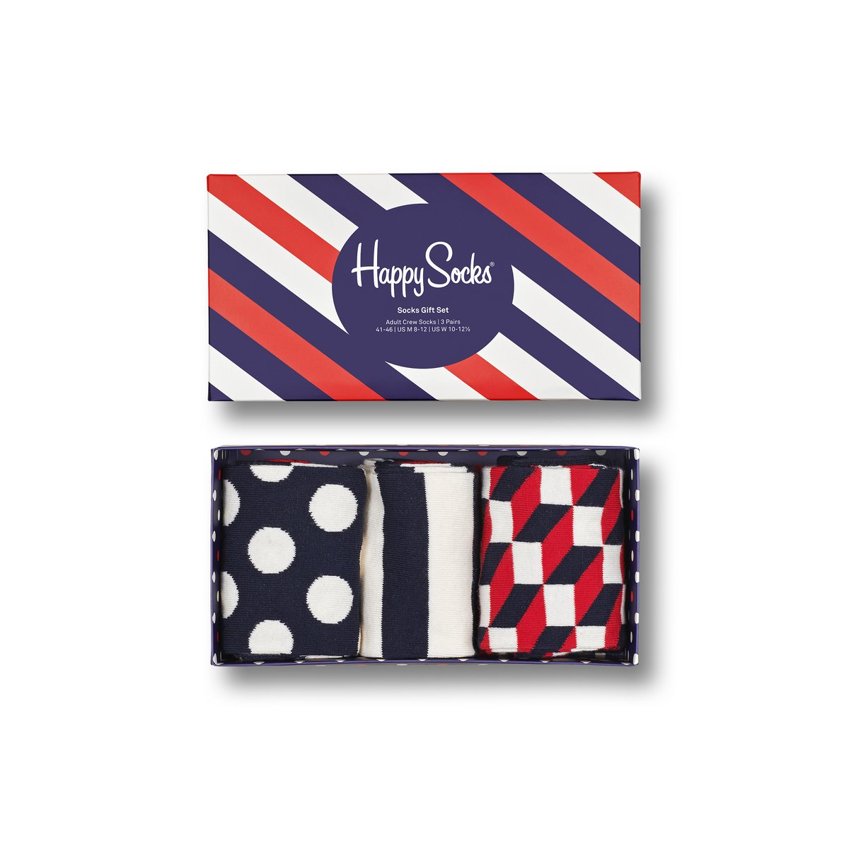 Happy Socks XSTR08-6000 Klassieke Streep Geschenkdoos
