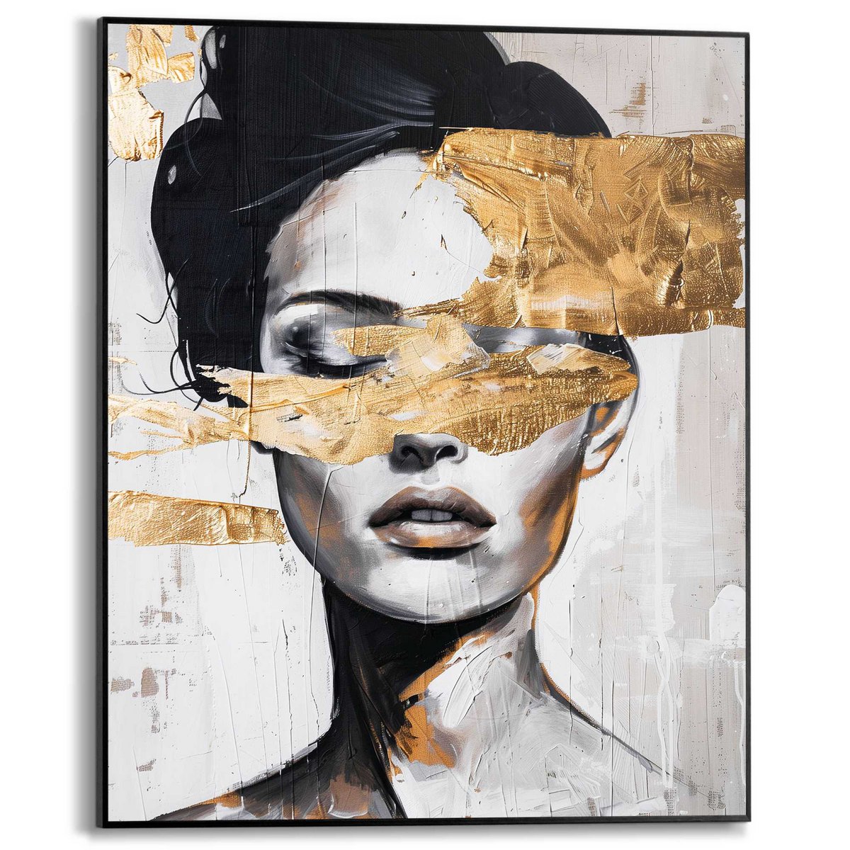 Schilderij Slim Frame Stylish Lady 50x40