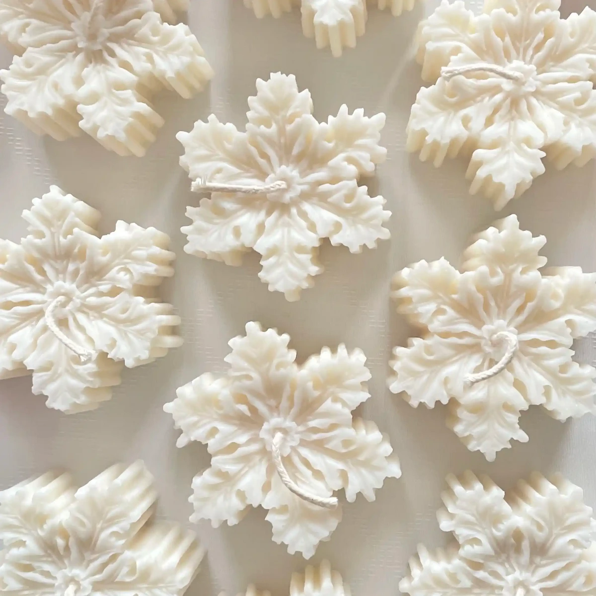 Snowflake Candle