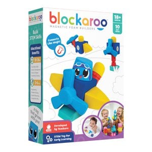 Blockaroo airplane box-10 pcs-magnetic toys
