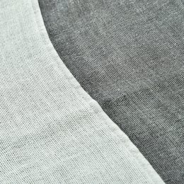 Florence Artegiani. Two-tone scarf scarf with double flap, modal and wool. Made in Italy.