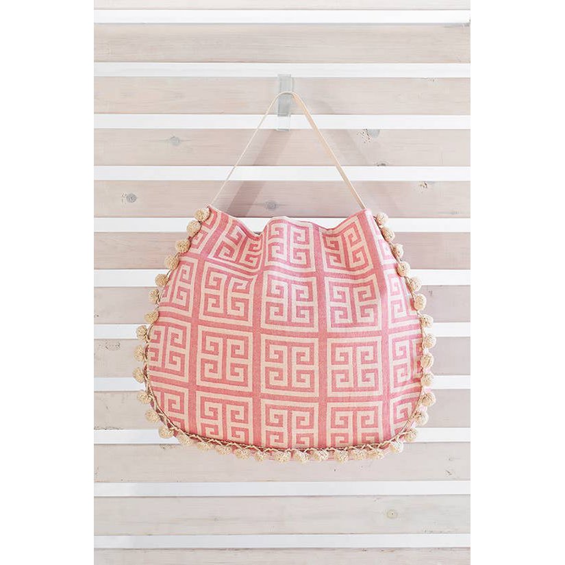 STRANDTASKE MEANDROS PINK PONPON