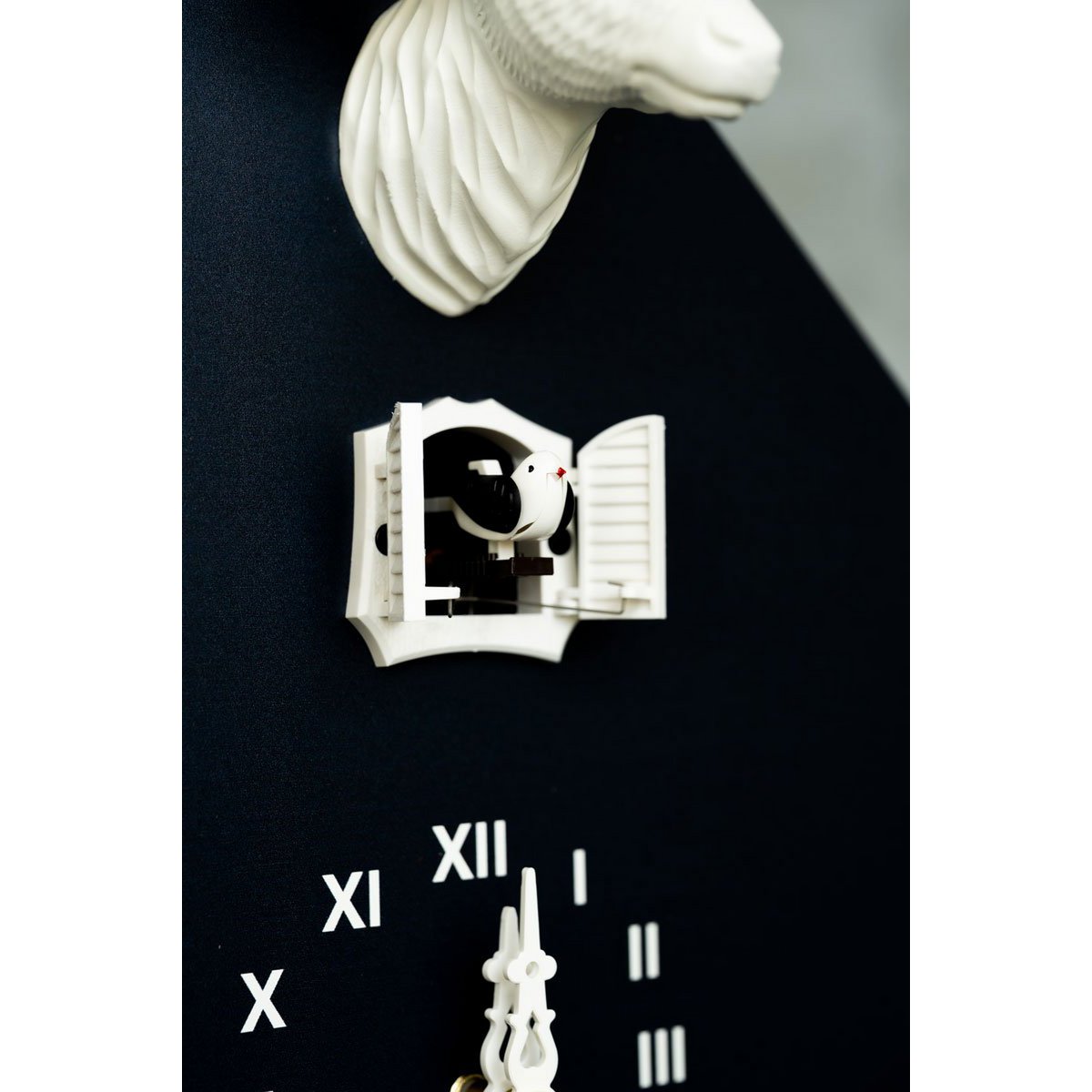 Cuckoo Clock - Black Forest - Black/White