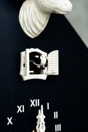 Cuckoo Clock - Black Forest - Black/White