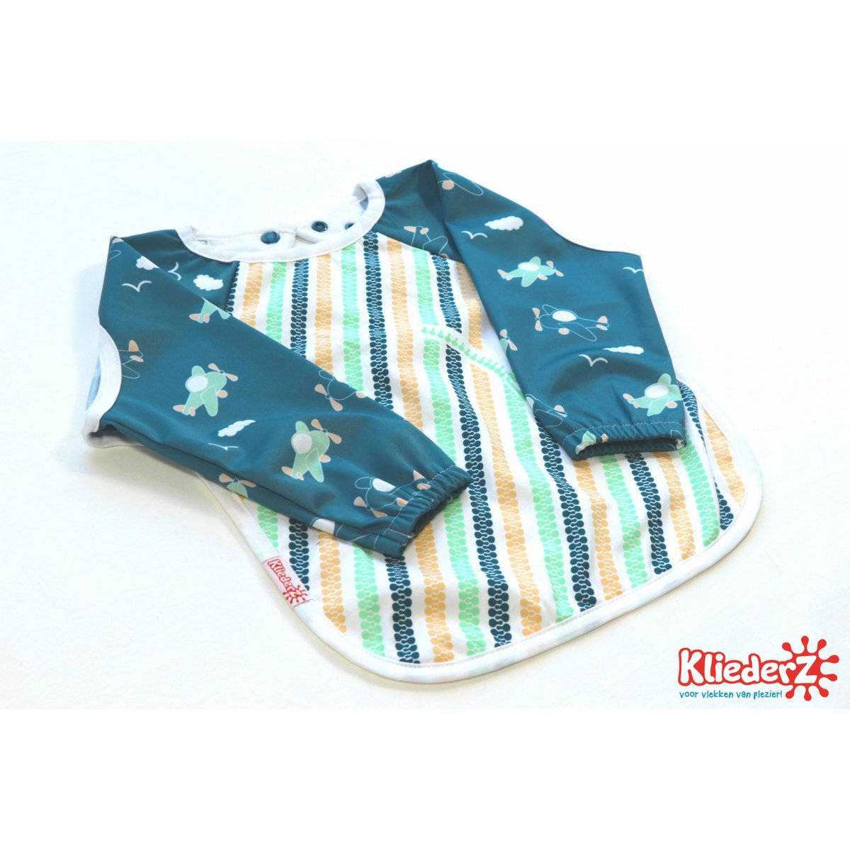 Babero con mangas Fly 'n Drive - babero para bebé/niño pequeño
