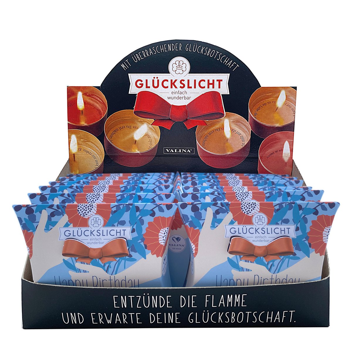 Lumière porte-bonheur / Dans le coffret cadeau avec un nœud découpé 🎀 / Émotion / Joyeux anniversaire