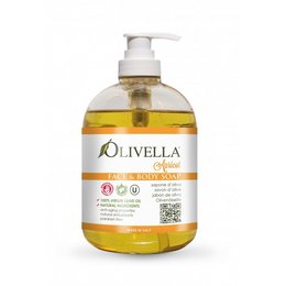 Olivella vloeibare olijfoliezeep: Apricot - 500 ML