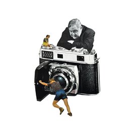 Vintage Surreal Collage – A4 kunsttryk (Arkivsamling) 10 stk