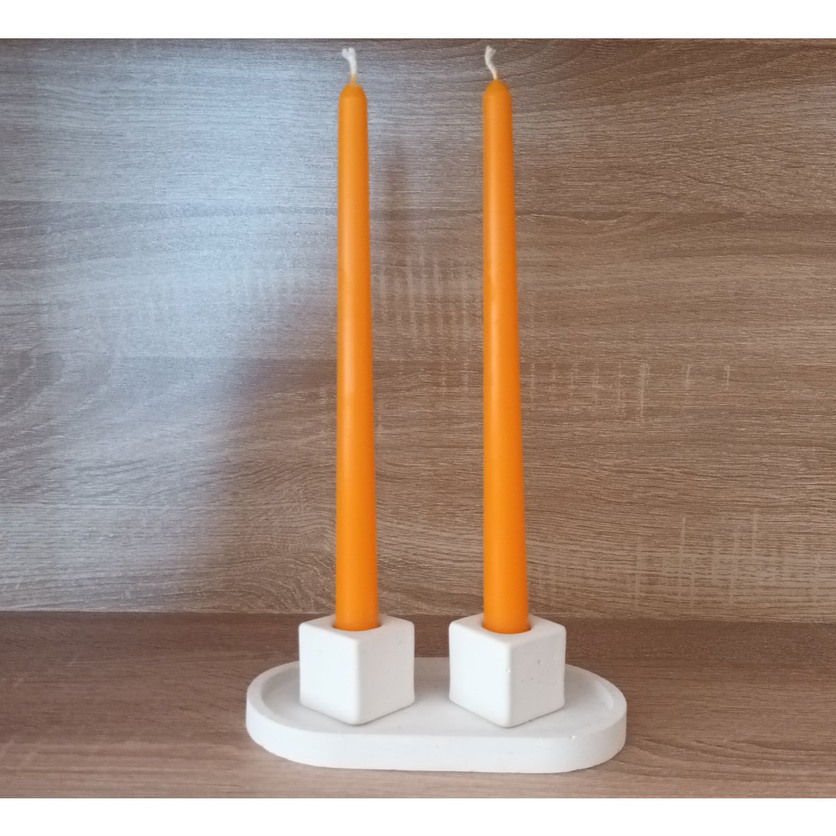Pastelfarve 10" Bivoks Taper Candle - Lav din farveblanding