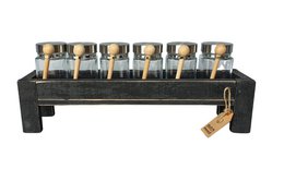 tray black berlin glass hold narrow 50