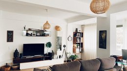 Mandala-Rattan-Lampenschirm