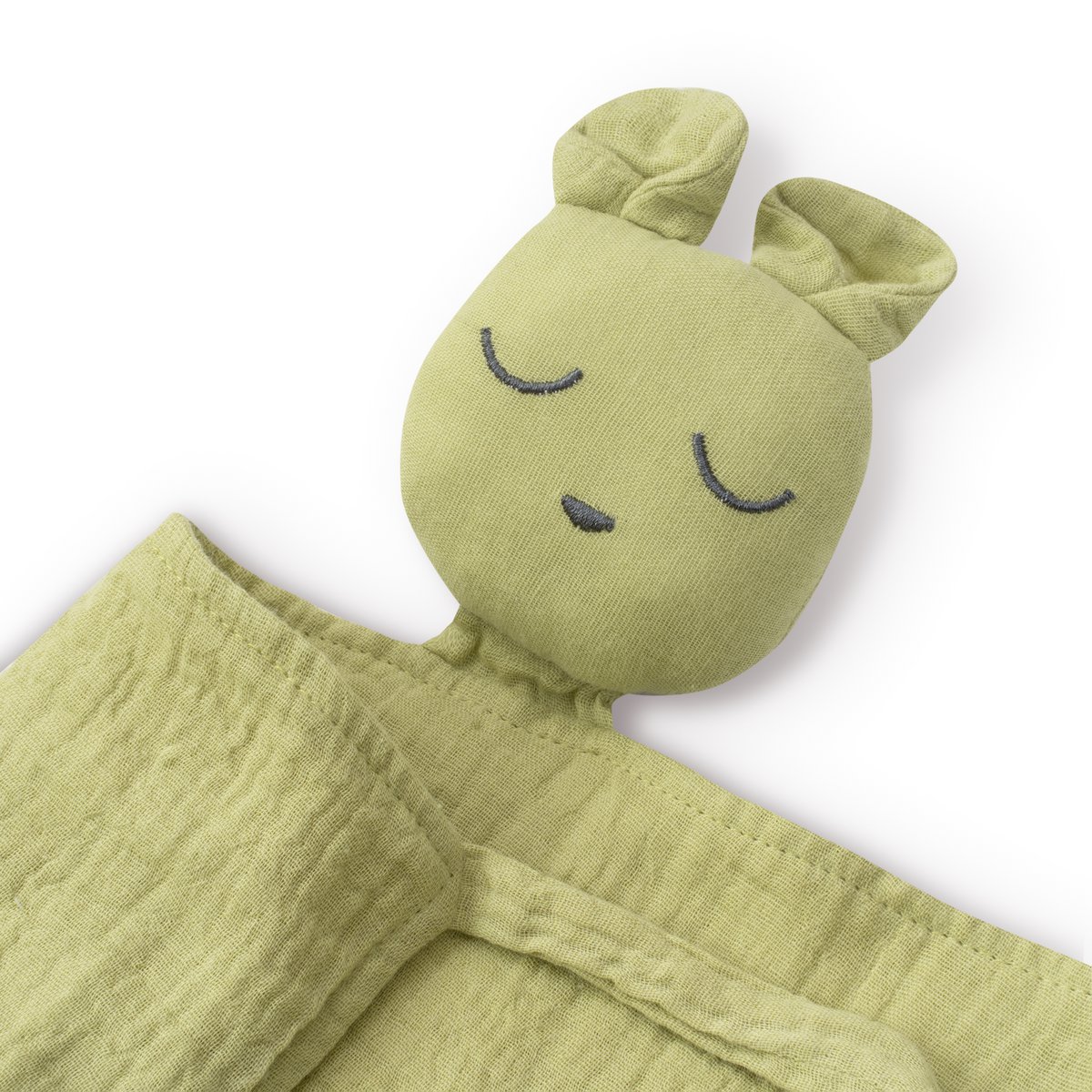 SET DOUDOU + BANDANA + Bijtring - MOD. OSO - OLIJFGROEN