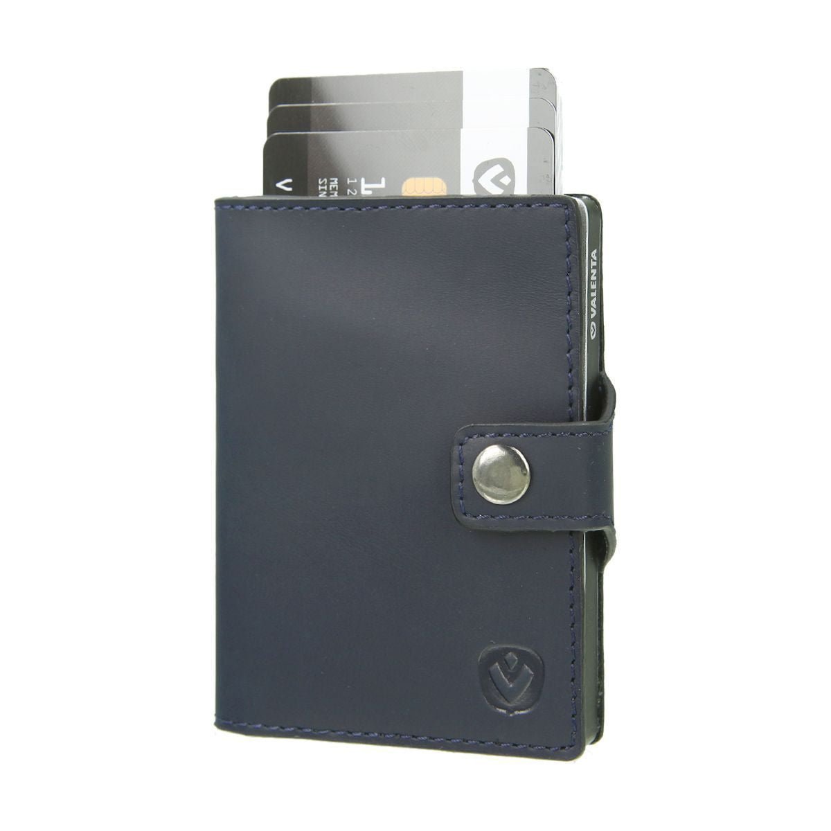 Porte-Cartes Portefeuille Vintage Bleu