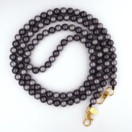 Telephone cord LizzyMae Anthracite-Gray small 10mm