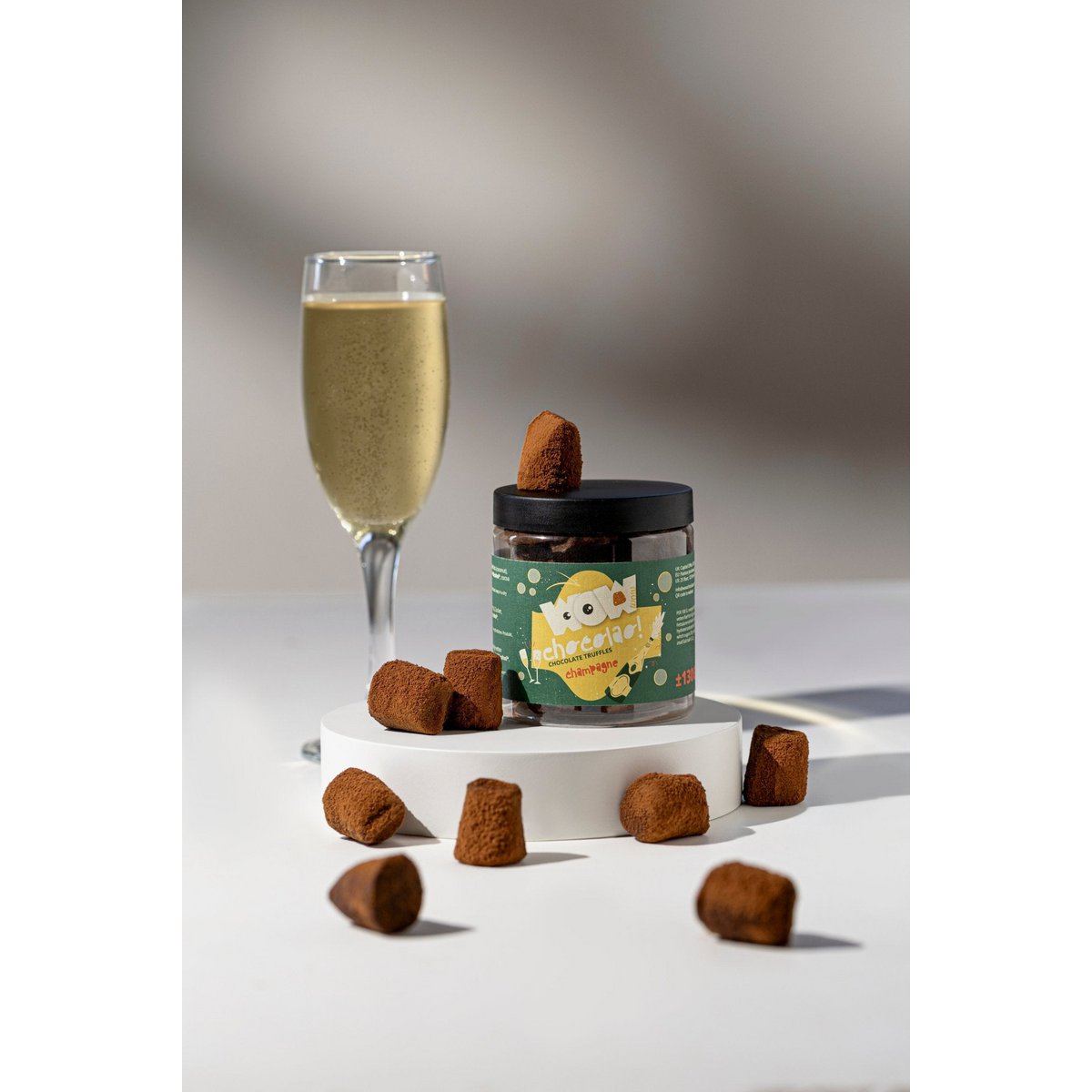 Champagne Chocolate Truffles - Gifting Jar 130G
