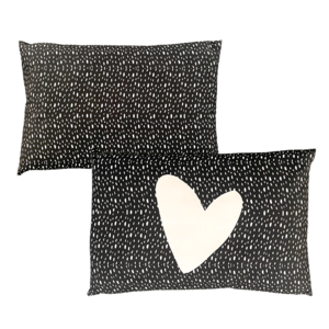 Cushion - Black Heart