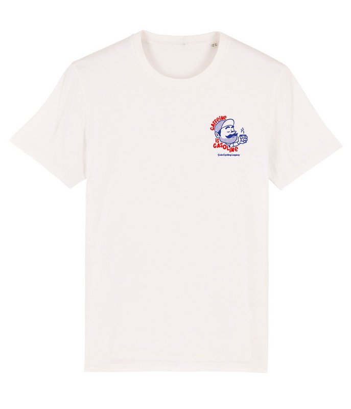 Kofeina to benzynowa koszulka rowerowa unisex