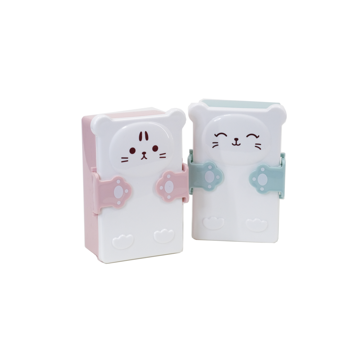 Bento snack box for children - Pink Cat