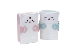 Bento snack box for children - Pink Cat
