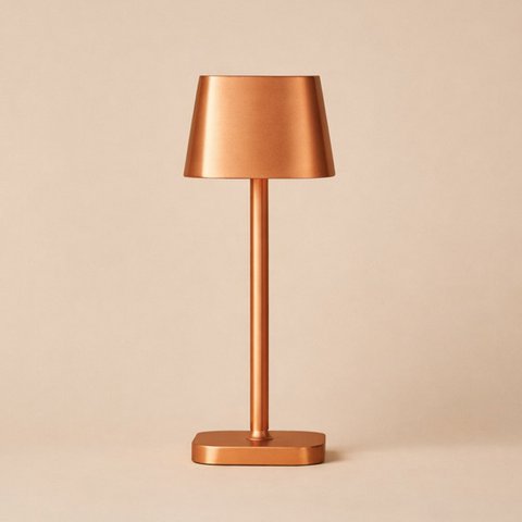 Ava Copper Rechargeable Table Lamp