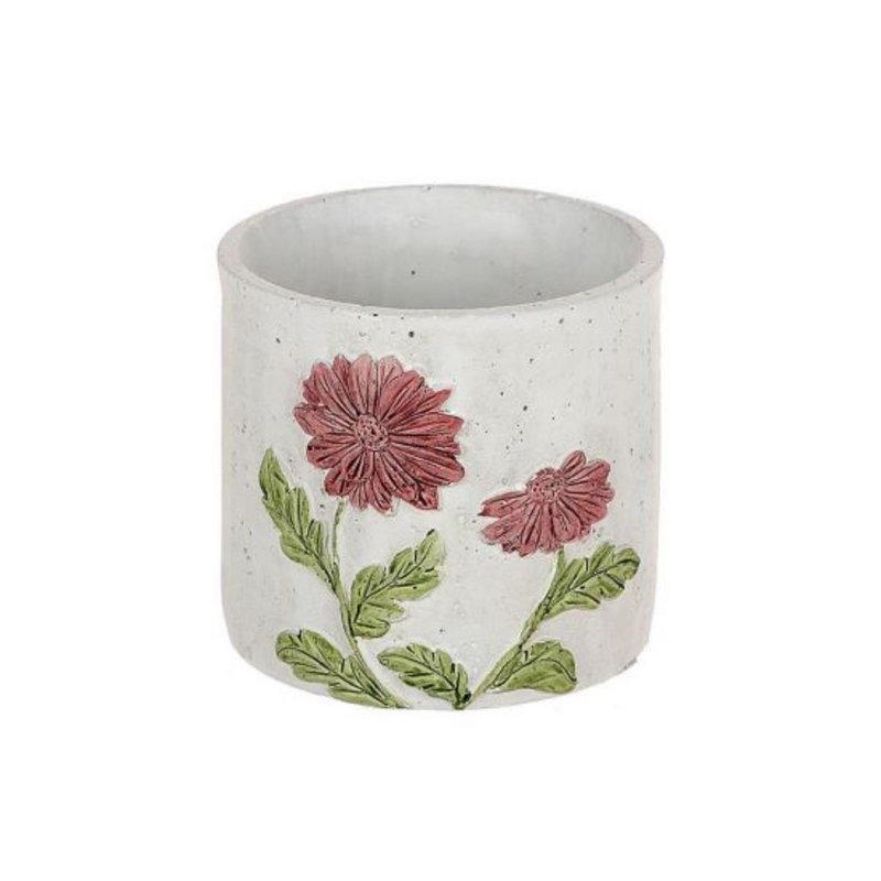 Vaso da fiori Gerbera rosso Ø12,3xH11,3cm