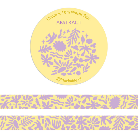 Washitape - illustration print abstract pattern spring