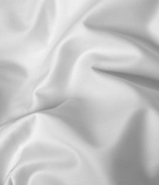 Set biancheria da letto in raso bianco
