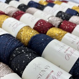 Sensy Paillette Macrame Cord - 109 Yards 100% polyester