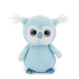 Blødt legetøj, fluffies - Fluffy den blå ugle (23 cm)