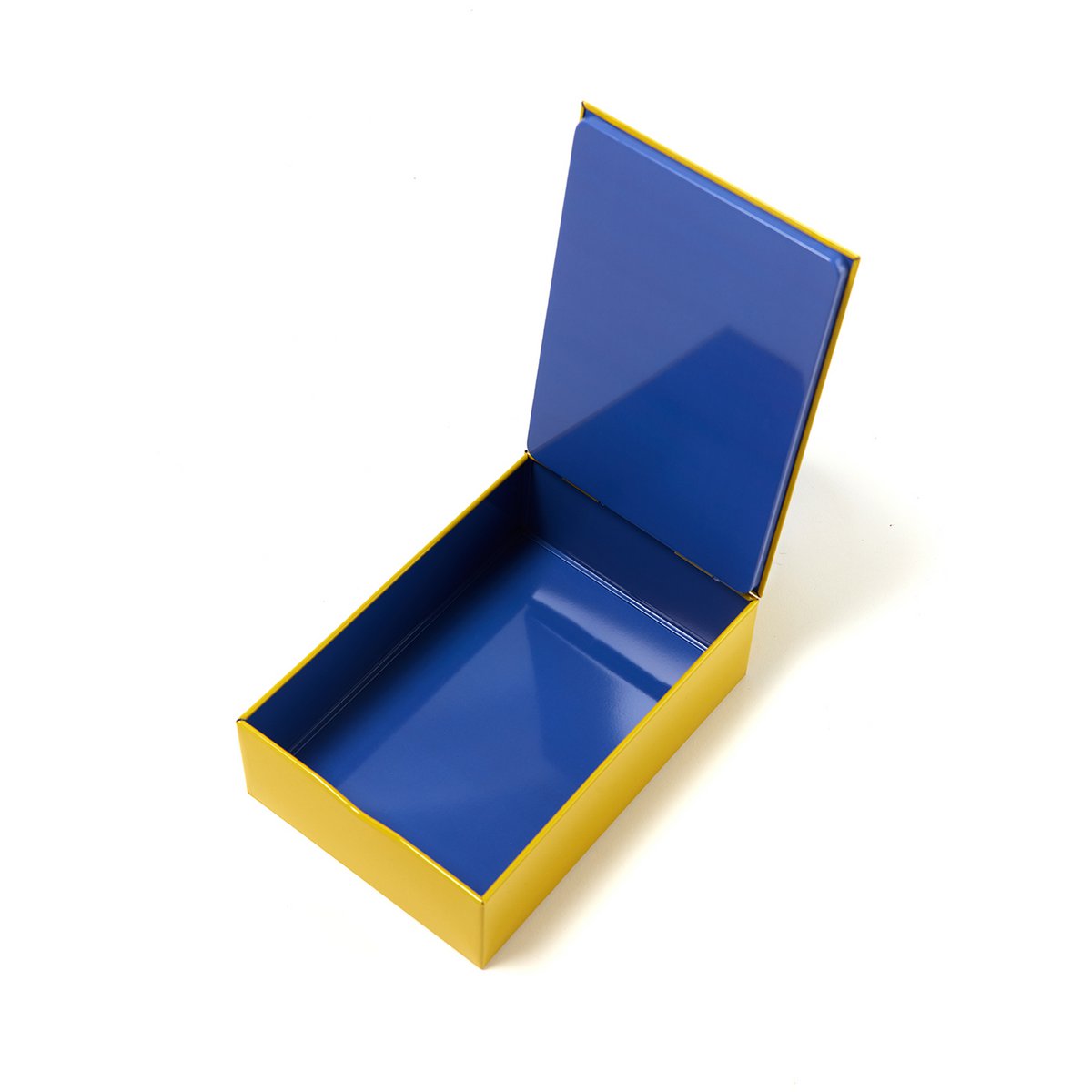 Mister Wing rectangular metal tin box