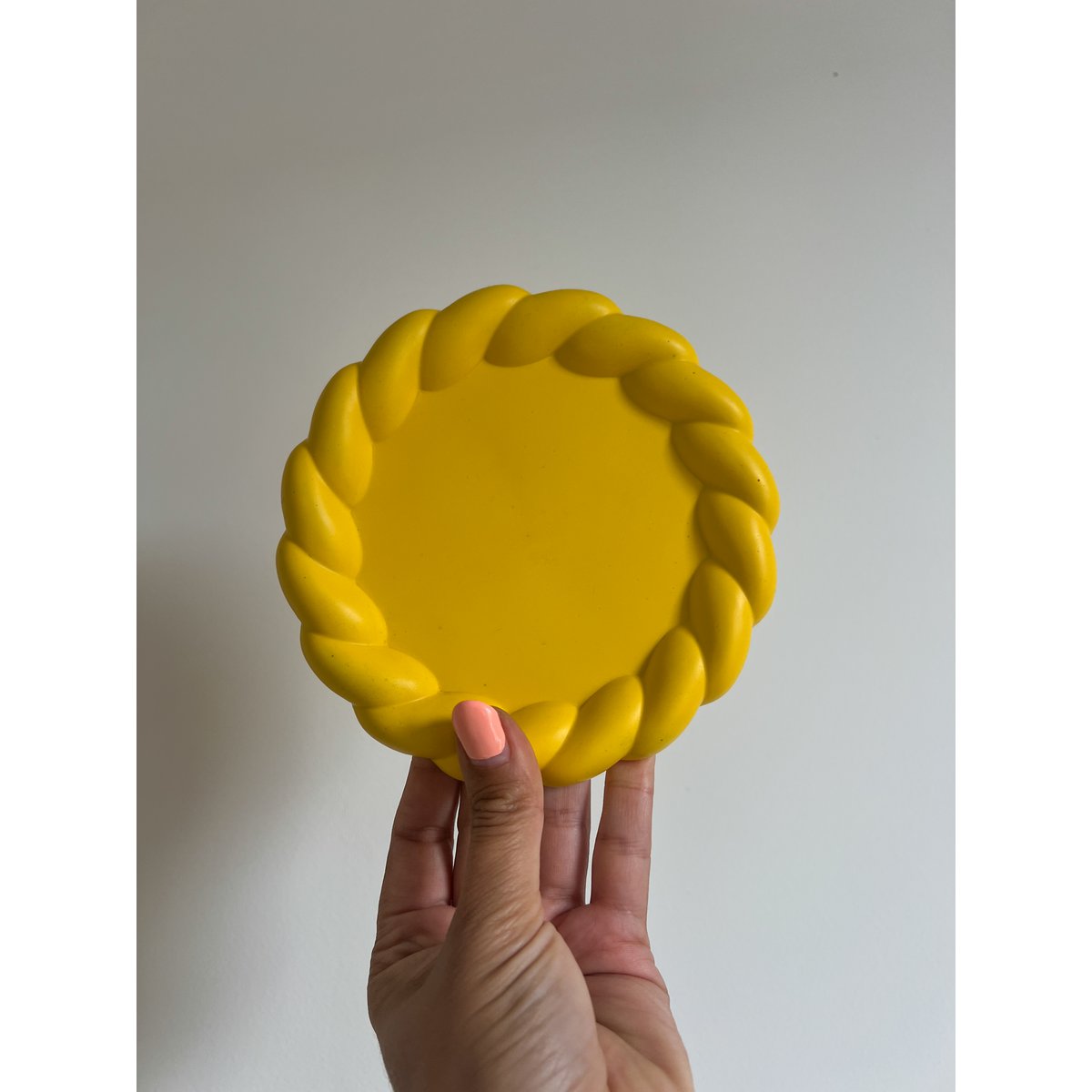 Vassoio Twist Giallo