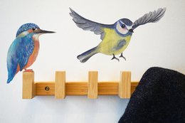 Wall sticker blue tit