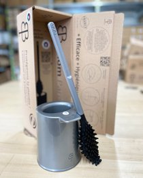 bbb La Brosse WC Bio-sourcées Et Recyclées Gris Dauphin