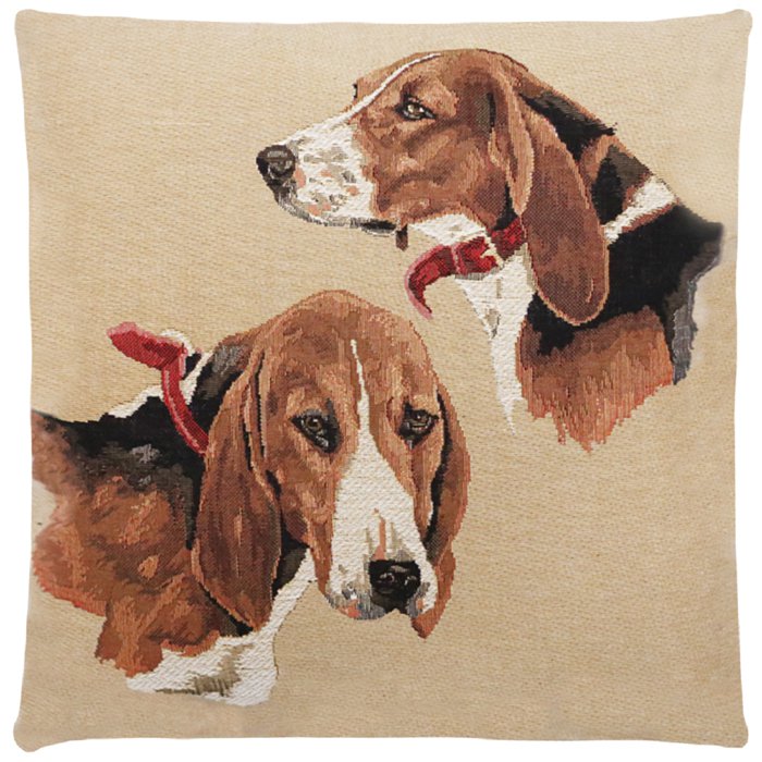 Collar Dogs brauner Kissenbezug