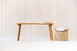 Banco de madera BENT de roble