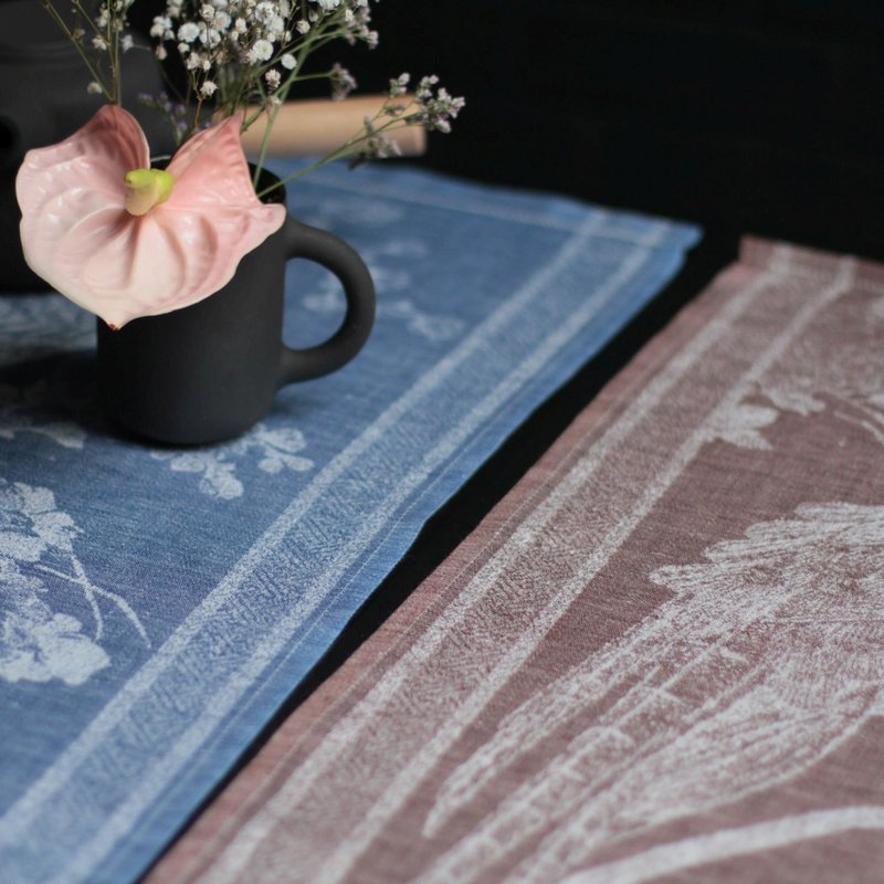 Serviette en lin Vogel - marron