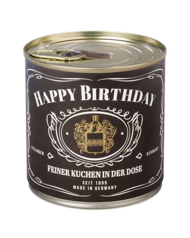 Cancake Whiskey Banderole Happy Birthday 483